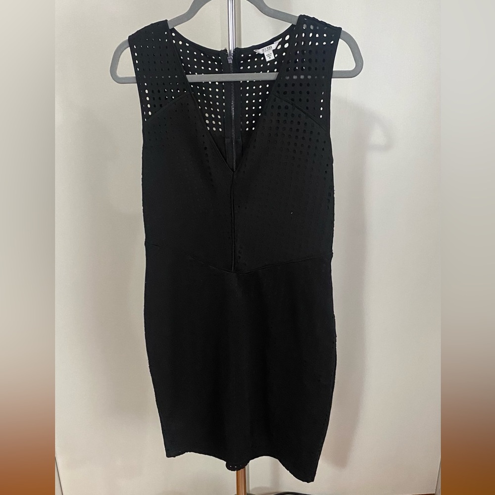 Short Sleeve Black Dress